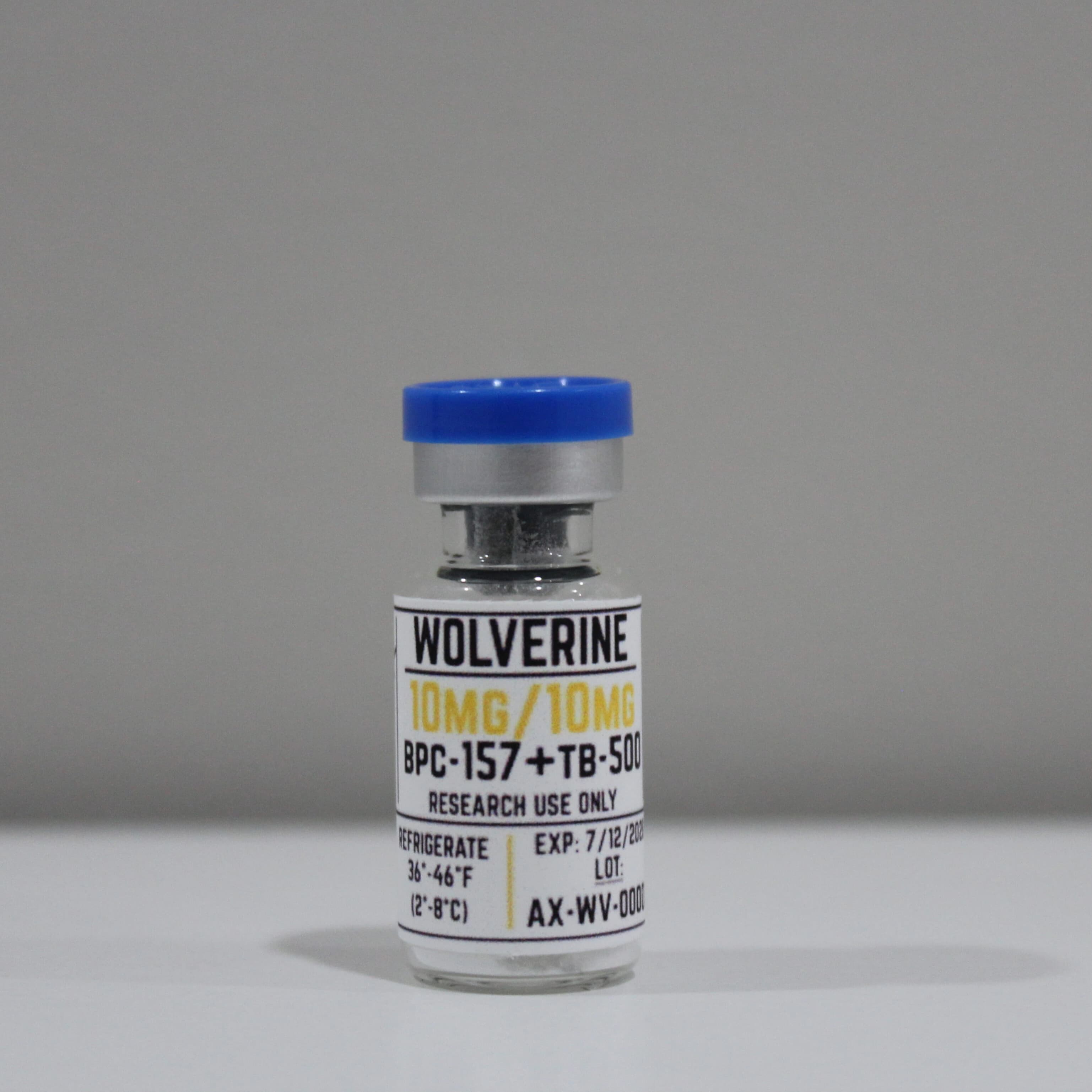 Wolverine Blend research peptide vial, ≥99% (HPLC) purity, COA verified